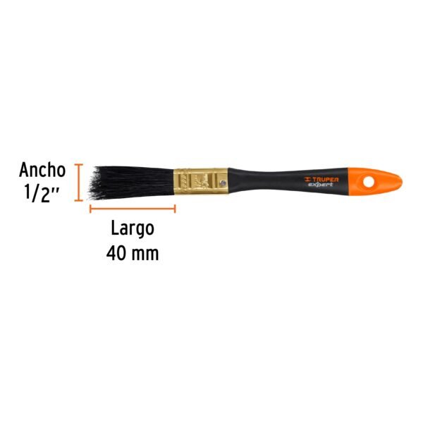 BROCHA PROFESIONAL DE ½” MANGO DE PLÁSTICO, TRUPER - Imagen 3