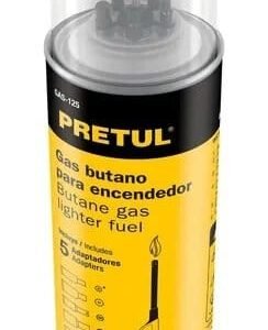 6 LATAS DE GAS PARA RECARGA DE ENCENDEDOR PRETUL 125ML