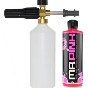 LANZA ESPUMA FOAM LANCE SERIE K CON SHAMPOO MR. PINK