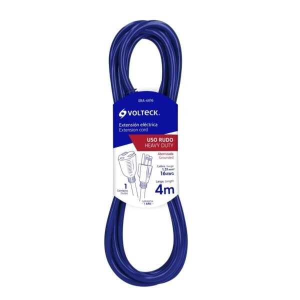 EXTENSION USO RUDO, ATERRIZADA, 4 M CALIBRE 16, VOLTECK