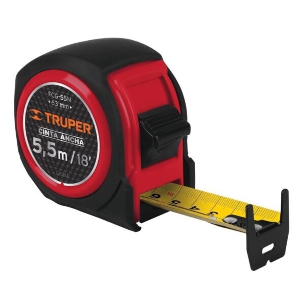 FLEXOMETRO COMPACTO CON GRIP, 5.5 M, CINTA 25 MM TRUPER