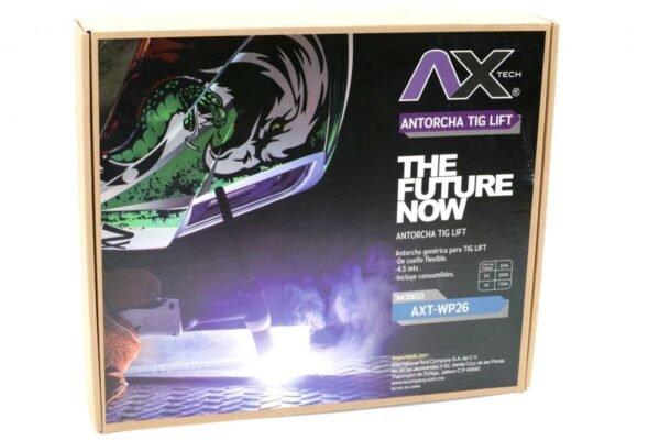 ANTORCHA TIG LIFT AXT-WP26 CUELLO FLEXIBLE 4.5MTS AXTECH