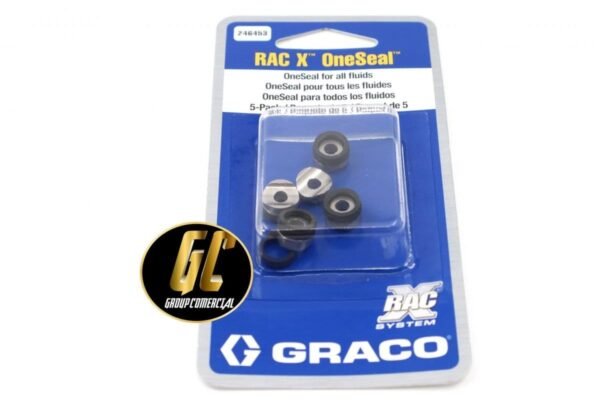 KIT DE 5 EMPAQUES GRACO PARA MARIPOSA RAC-X #246453 - Imagen 2