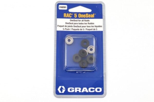 KIT DE 5 EMPAQUES GRACO PARA MARIPOSA RAC-5 #243281