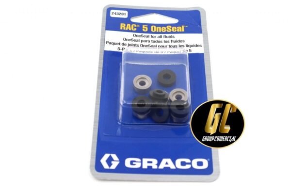 KIT DE 5 EMPAQUES GRACO PARA MARIPOSA RAC-5 #243281 - Imagen 2