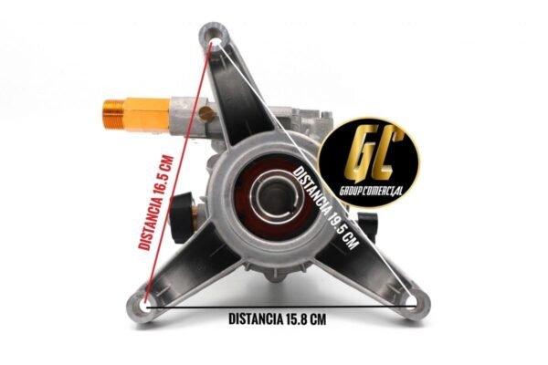 CABEZAL (BOMBA) VERTICAL 7/8 PARA HIDROLAVADORA 3000 PSI - Imagen 3