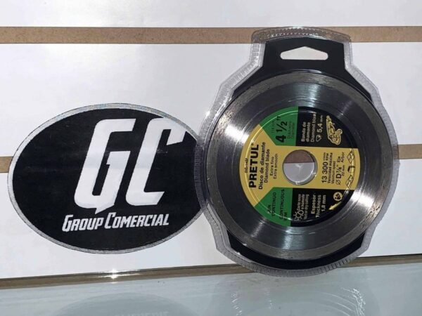 DISCO DE DIAMANTE DE 4 ½” X 1.8 MM RIN CONTINUO, PRETUL - Imagen 3