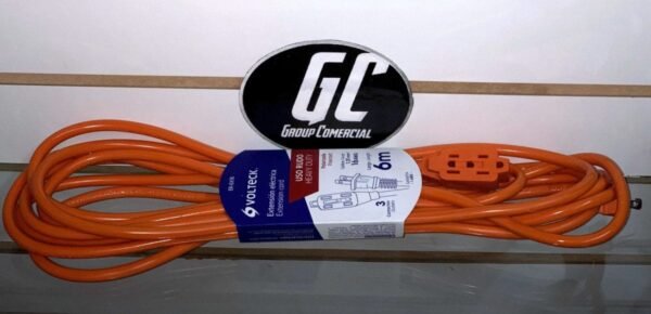 EXTENSION ELÉCTRICA USO RUDO, 6 M, CALIBRE 16, VOLTECK - Imagen 2