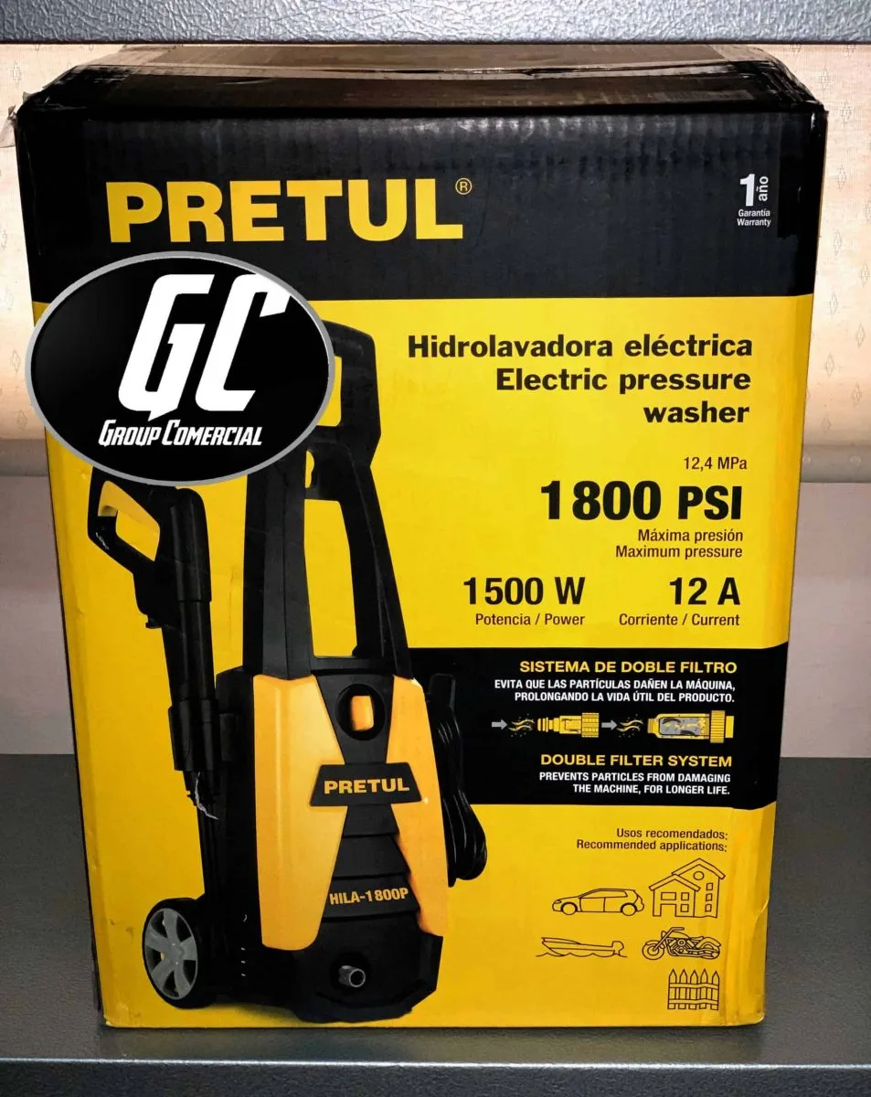 HIDROLAVADORA ELÉCTRICA, 1800 PSI, PRETUL - Imagen 2