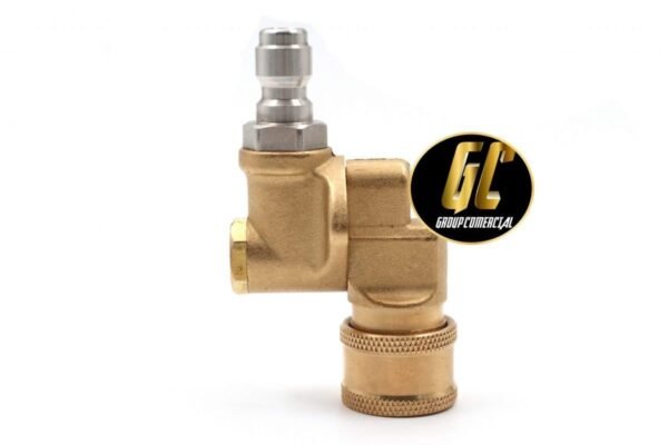 COPLE GIRATORIO PARA HIDROLAVADORA, SWIVEL ESPIGA ¼ - Imagen 2