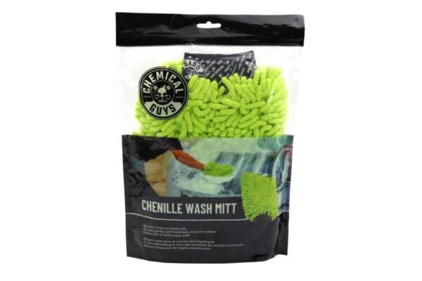 GUANTE CHEMICAL GUYS CAR WASH DE MICROFIBRA PROFESIONAL