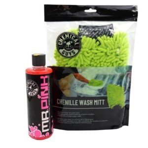 COMBO DE GUANTE CAR WASH CON MR PINK CHEMICAL GUYS