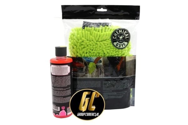 COMBO DE GUANTE CAR WASH CON MR PINK CHEMICAL GUYS - Imagen 2