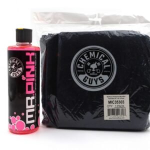 PACK DE SHAMPOO MR PINK CON TOALLAS CHEMICAL GUYS