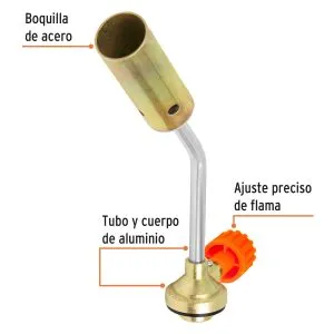 MECHERO DE VÁLVULA ROSCADA Y 2 LATAS DE GAS BUTANO - Imagen 3