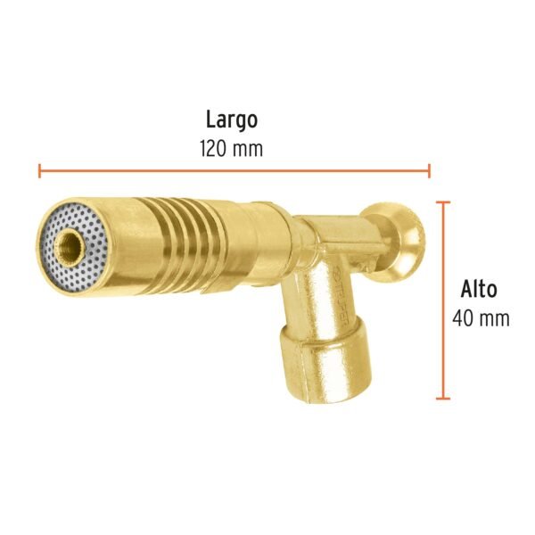 BOQUILLA PARA LATA DE GAS BUTANO VÁLVULA ROSCADA - Imagen 4