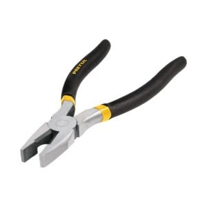 PINZA DE ELECTRICISTA PUNTA PLANA 8” MANGO VINIL, PRETUL