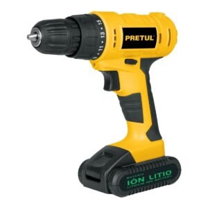 TALADRO INALÁMBRICO, 3/8", 20 V, PRETUL CON REGALO