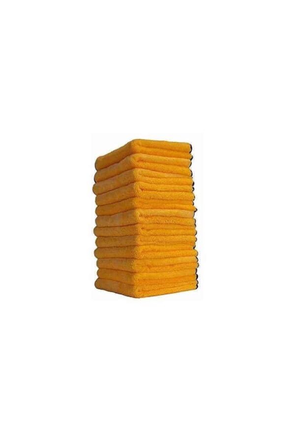 PACK 12 TOALLAS CHEMICAL GUYS DE MICROFIBRA PREMIUM16 X 16 PULG