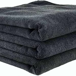 PACK 3 TOALLAS CHEMICAL GUYS WORKHORSE BLACK 16X16”