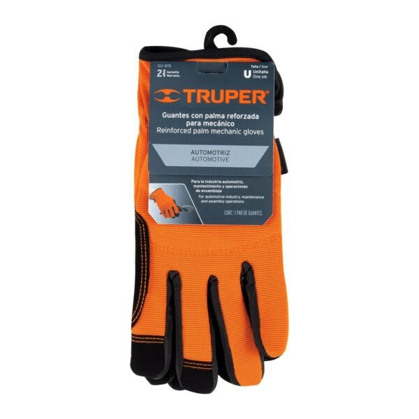 GUANTES PARA MECÁNICO, PALMA REFORZADA, TRUPER 10848 - Imagen 3