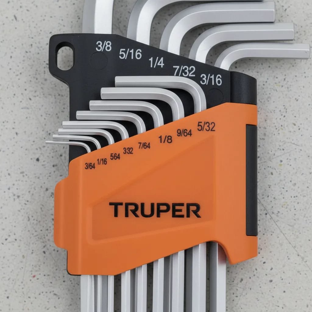 JUEGO 13 DE LLAVES ALLEN LARGAS STD PUNTA DE BOLA - Imagen 2