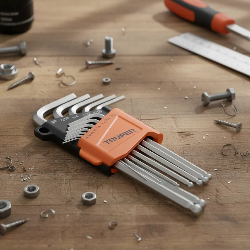 JUEGO 13 DE LLAVES ALLEN LARGAS STD PUNTA DE BOLA - Imagen 3