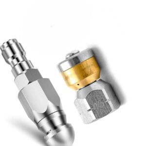 KIT PARA HIDROLAVADORA BOQUILLAS PARA DESTAPAR TUBERIAS 1/4"