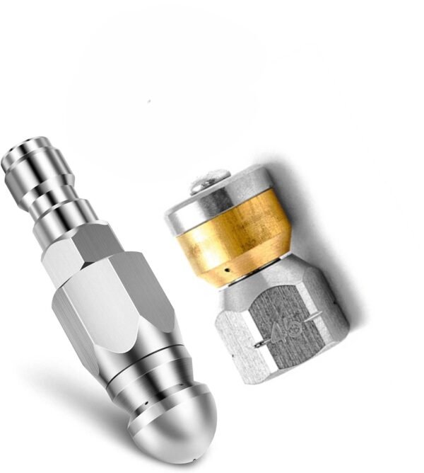 KIT PARA HIDROLAVADORA BOQUILLAS PARA DESTAPAR TUBERIAS 1/4"